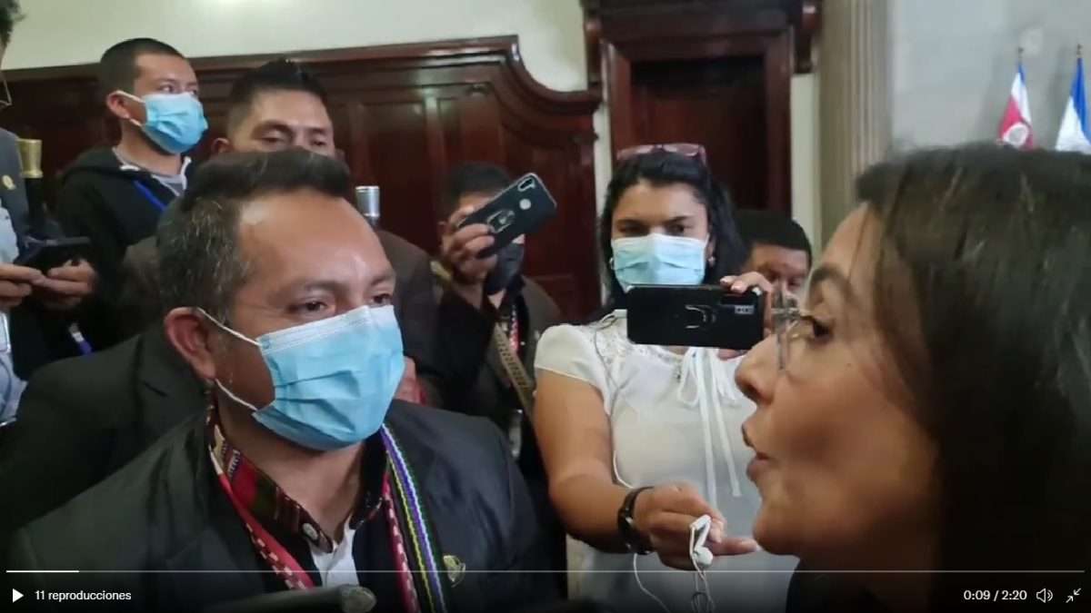 Presidente del Congreso hablando del finiquito 2024