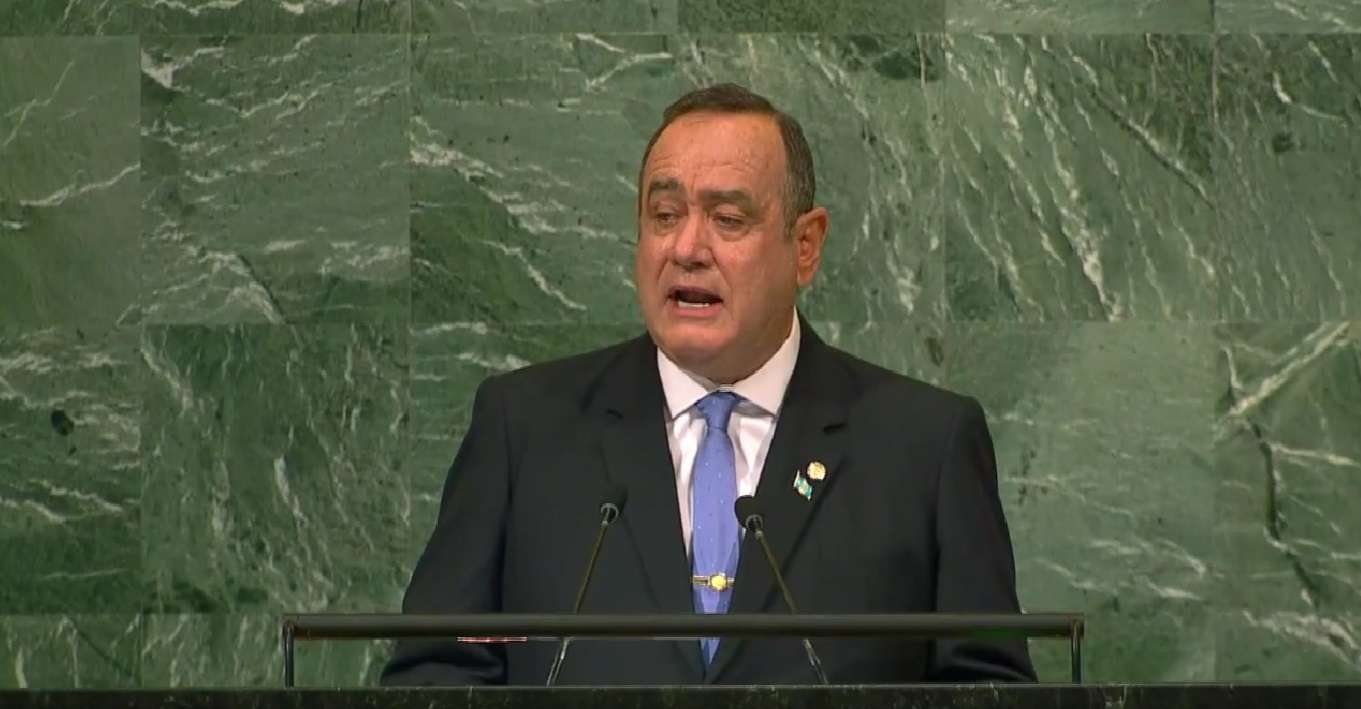 Giammattei en la ONU, reitera que la soberanía de los Estados debe respetarse