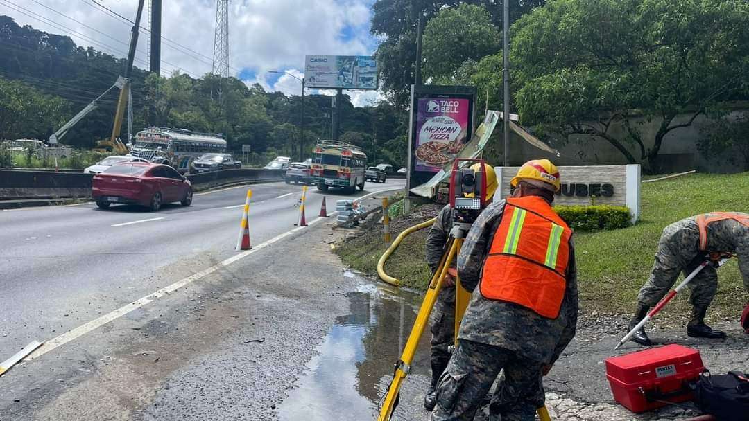 Estos son los trabajos que realizarán en el km. 11 carretera a El Salvador