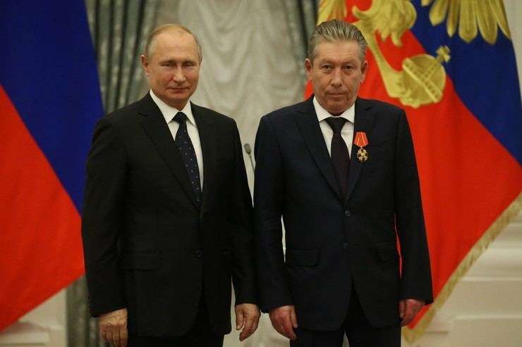 Putin y Ravil Maganov