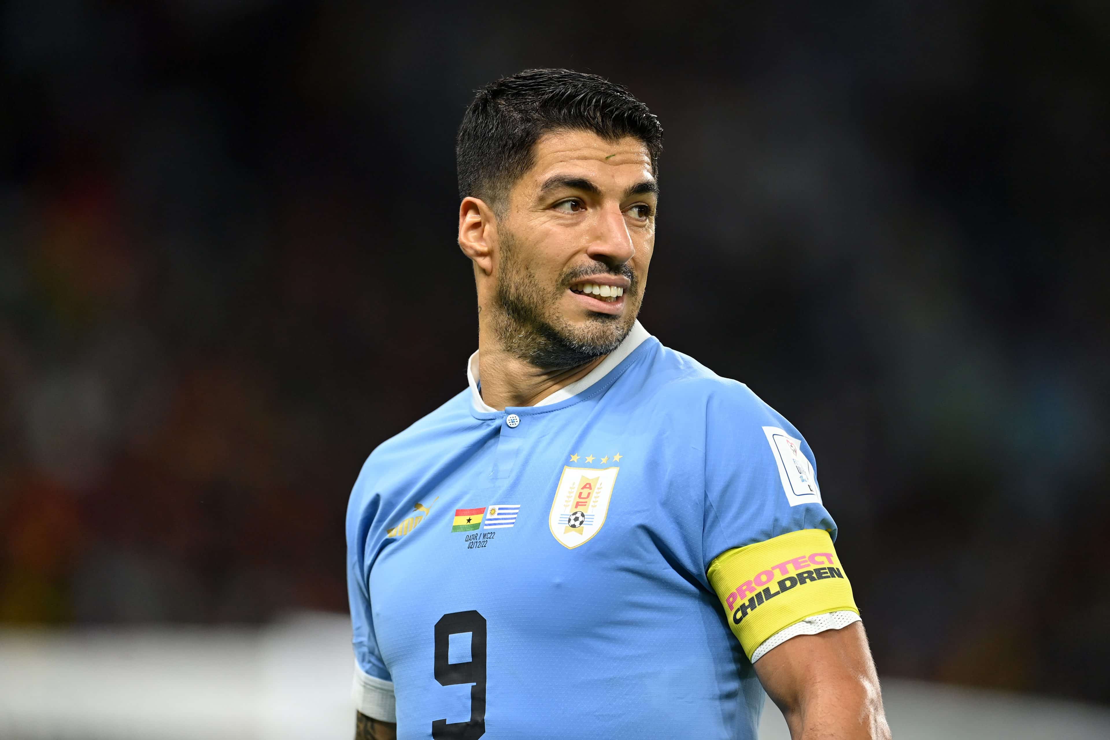 Uruguay v Ghana Luis suarez