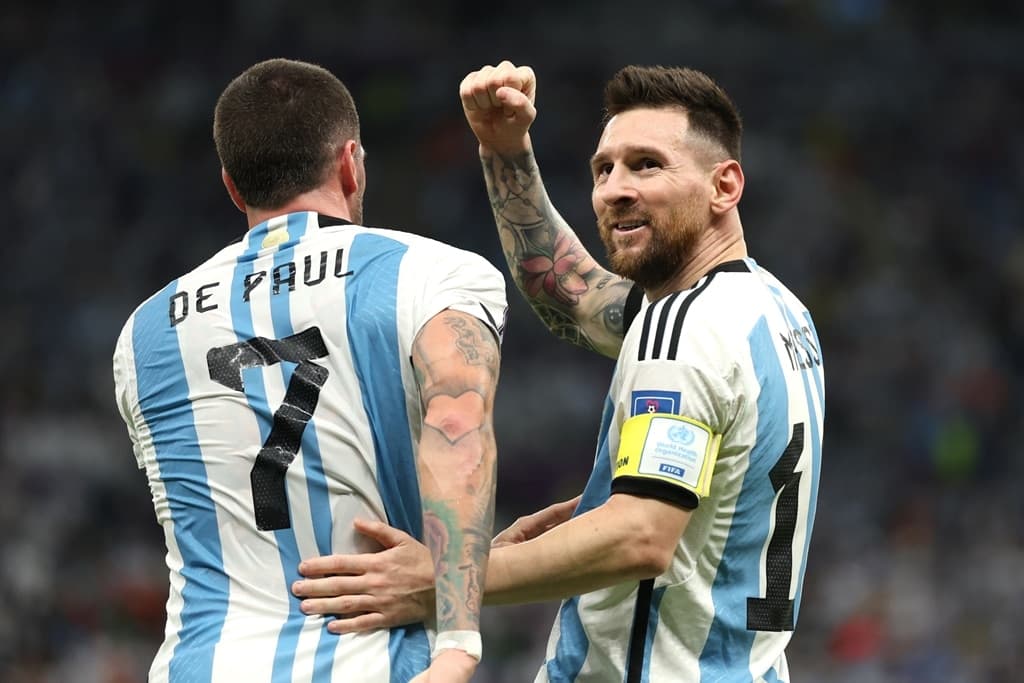 Países Bajos Holanda vs Argentina Messi Mundial