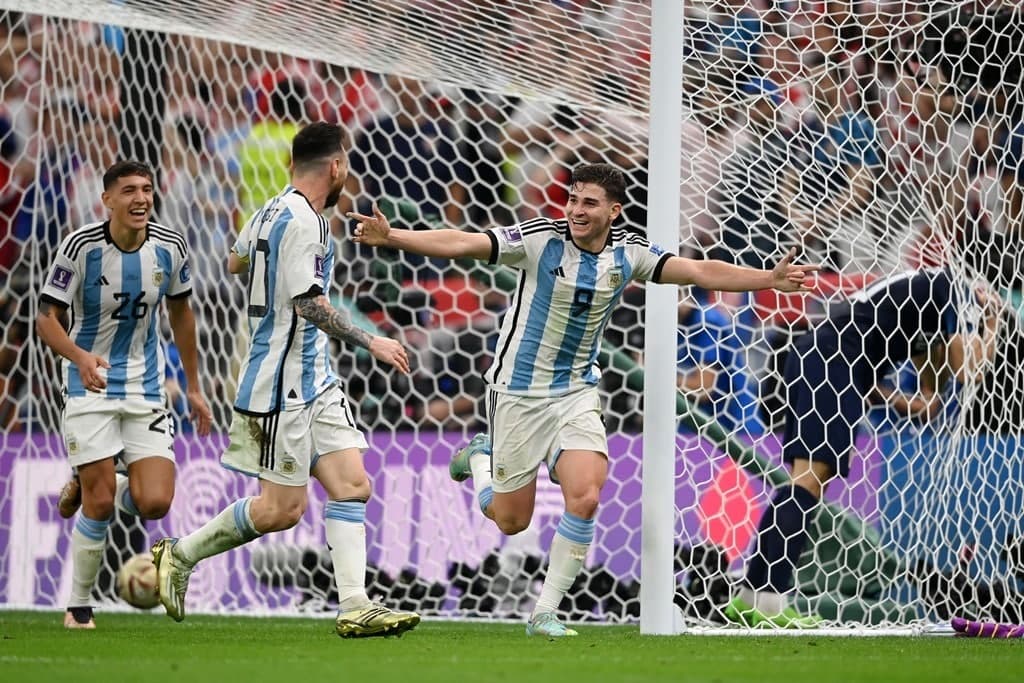 Argentina vs Croacia Julian Álvarez