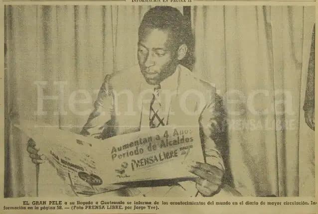 Pelé en Guatemala