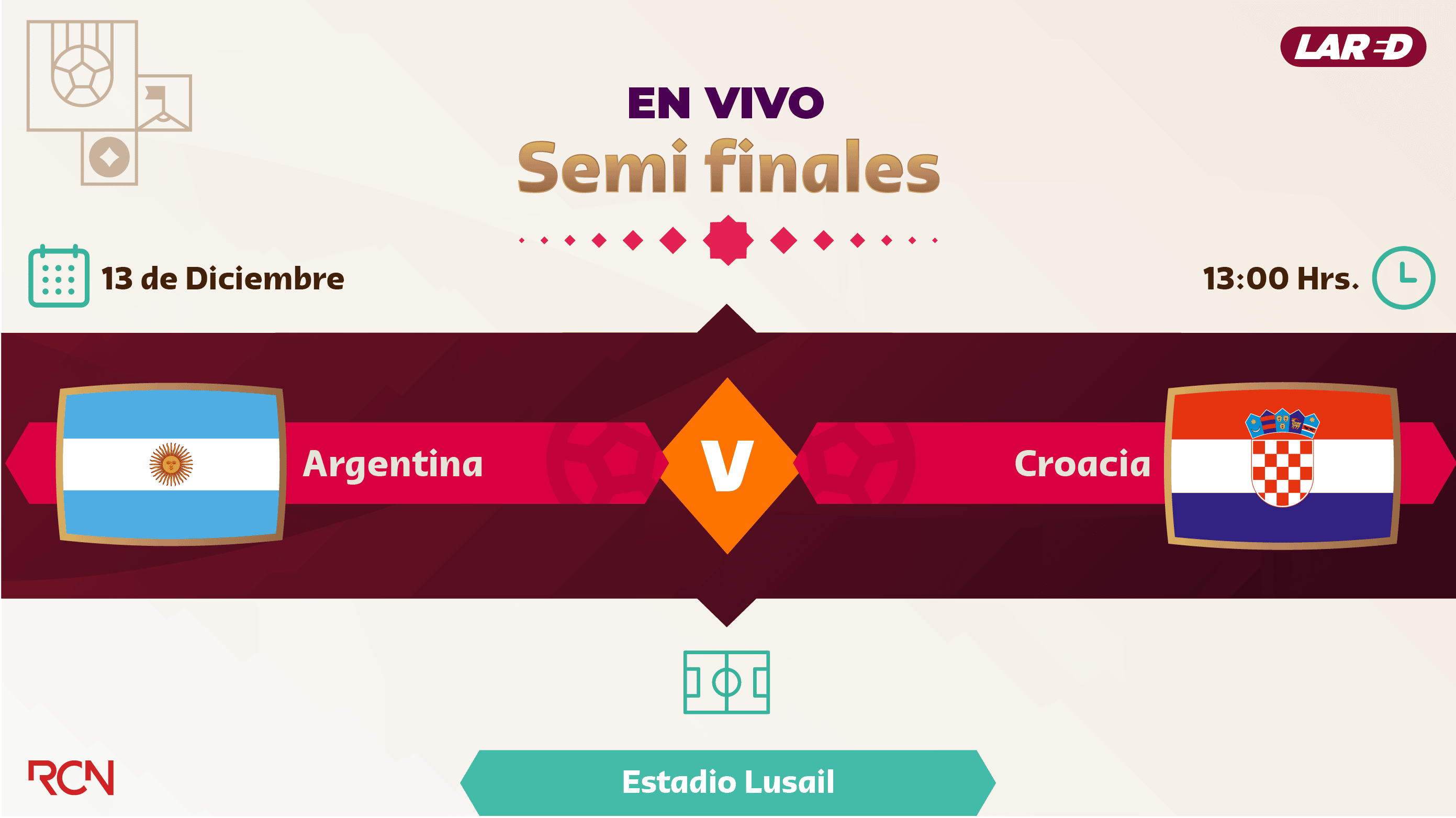En vivo Argentina vs Croacia Mundial