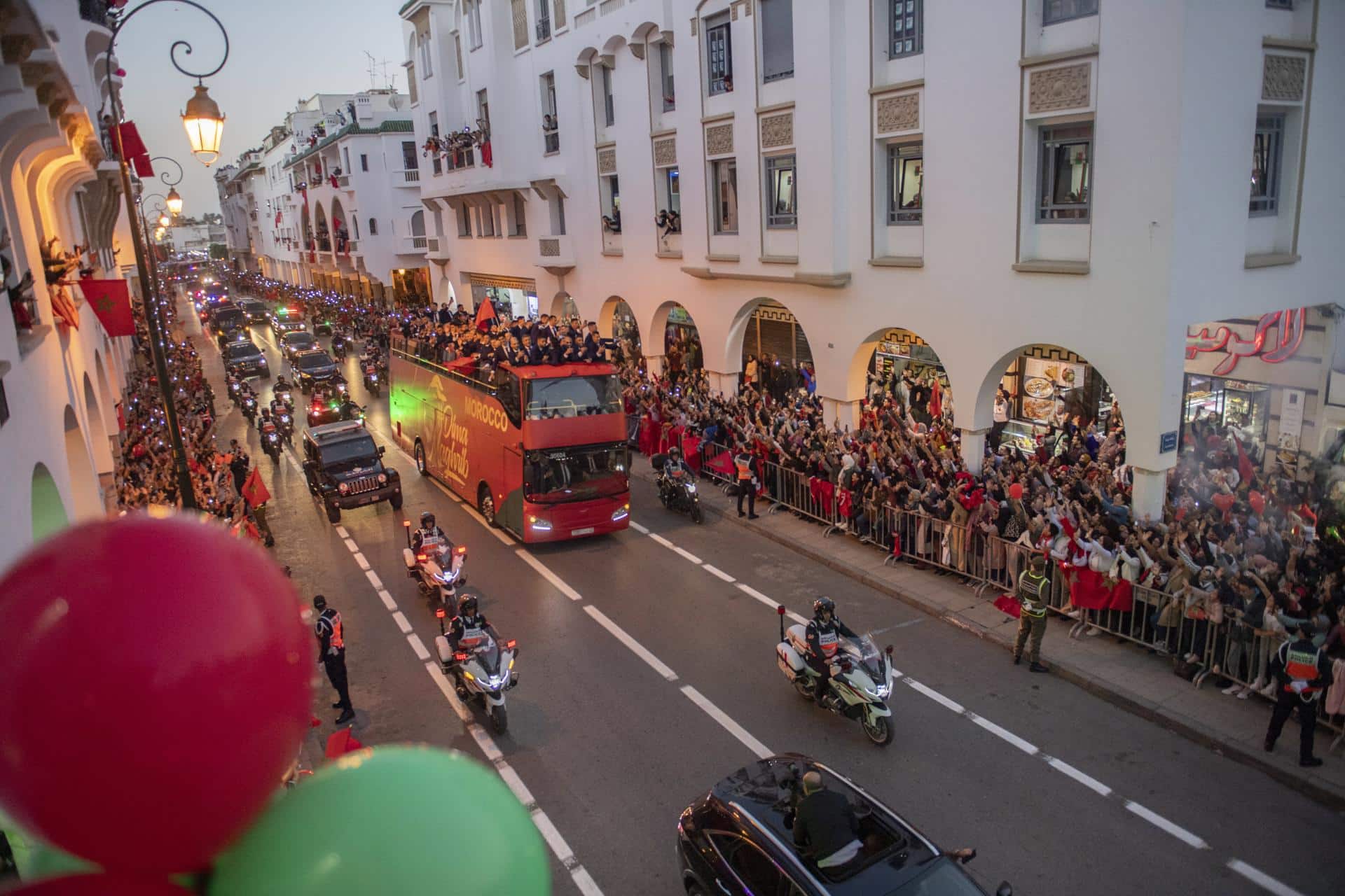 Recibimiento Marruecos