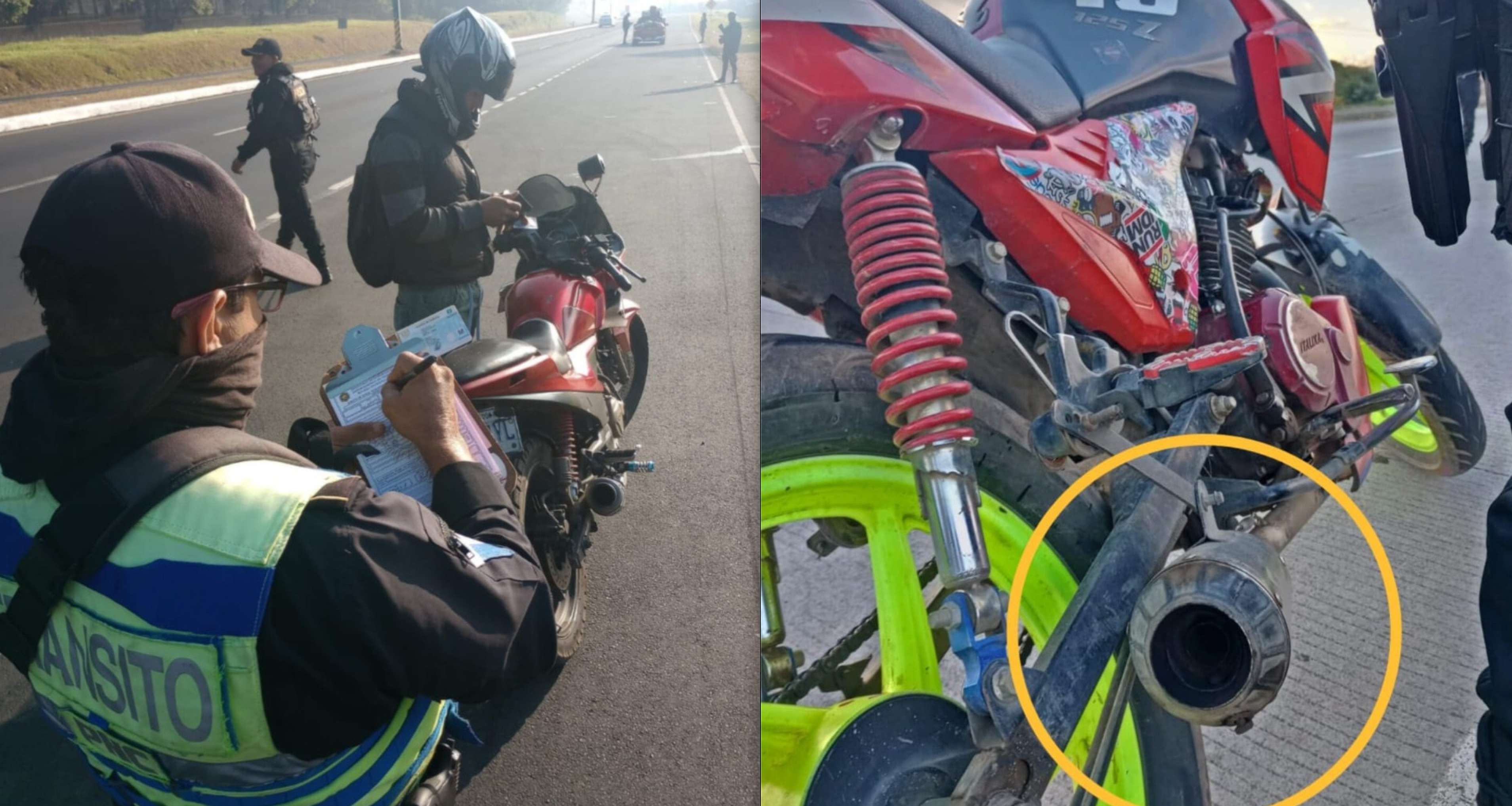 pnc tránsito sonidos vehículos