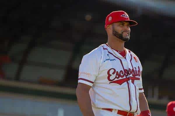 Foto de archivo del exjugador dominicano Albert Pujols. EFE/ Francesco Spotorno