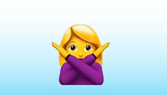Emoji Woman Gesturing No