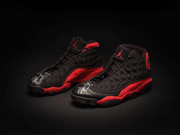 Las Air Jordan XIII llevadas por Michael Jordan en las Finales NBA de 1998.EFE/Cedida por Sotheby’s