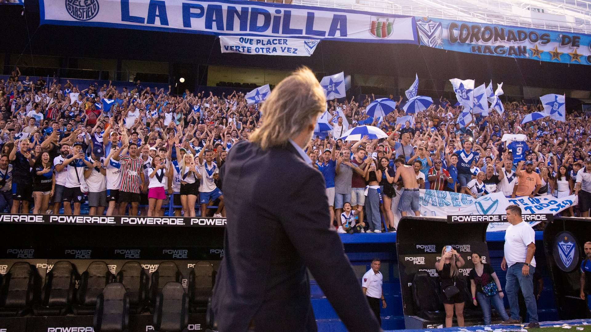 Ricardo Gareca se emocionó este jueves hasta las lágrimas en su presentación como nuevo entrenador de Vélez Sarsfield