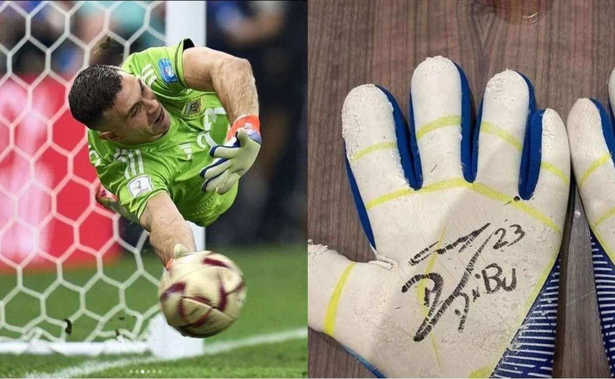 Dibu Martínez guantes