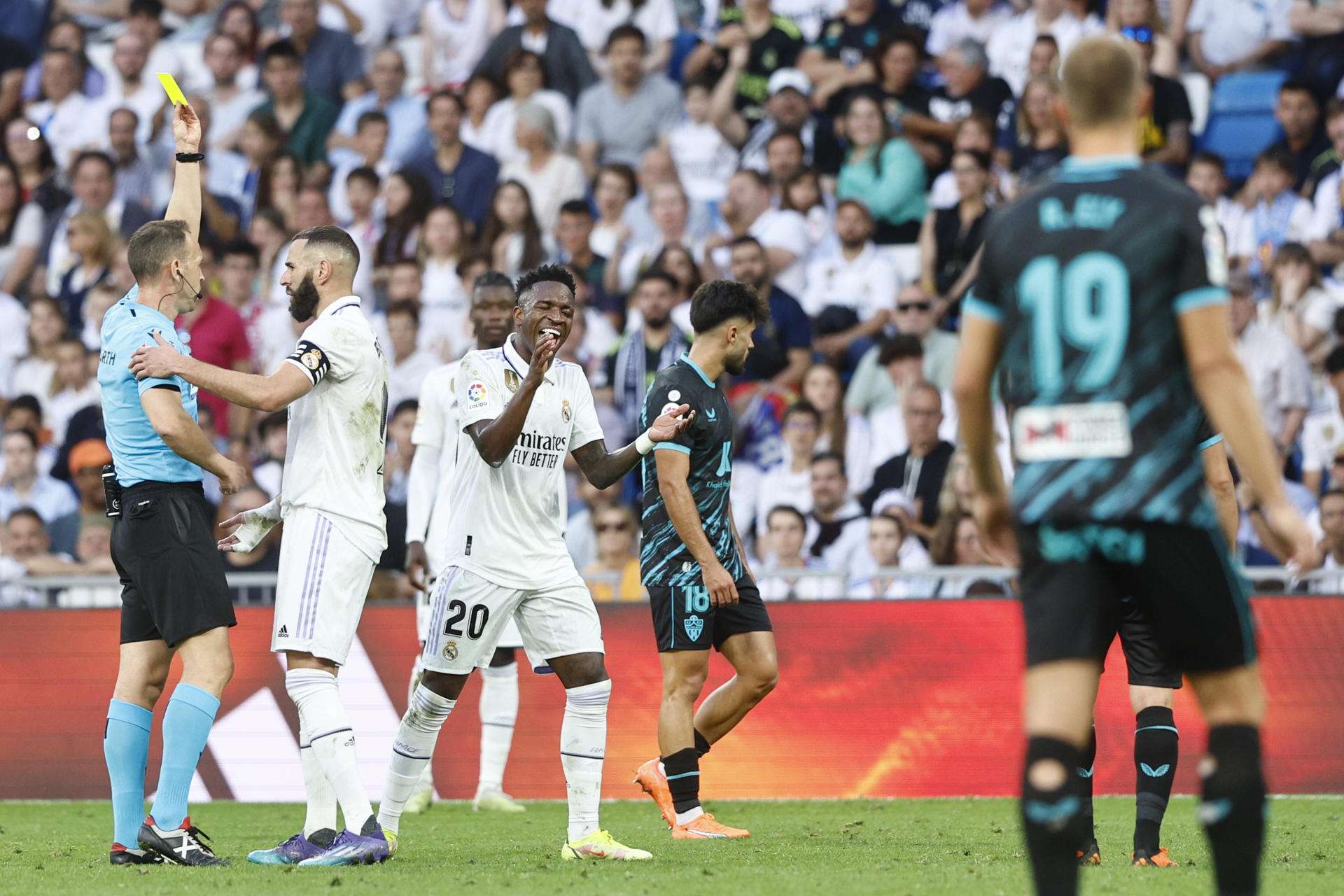 Camavinga y Vinícius, bajas por tarjetas en el Real Madrid ante la Real