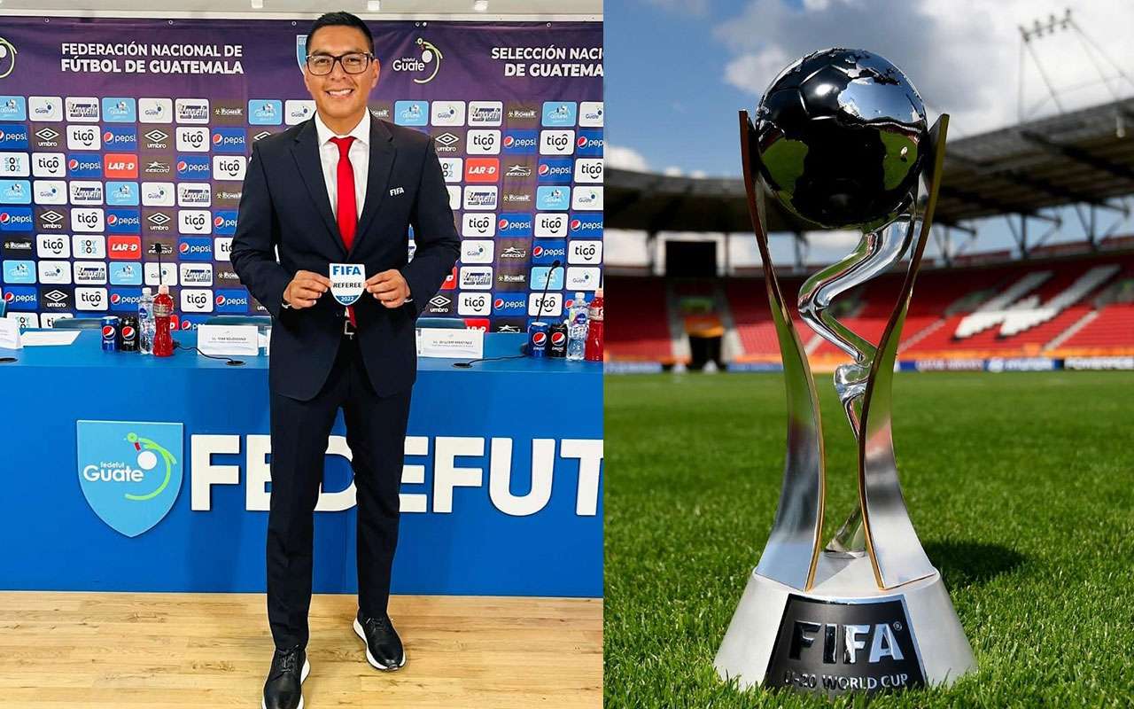 Bryan López representará el arbitraje guatemalteco en el Mundial Sub 20