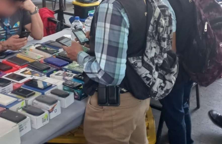 Celulares decomisados