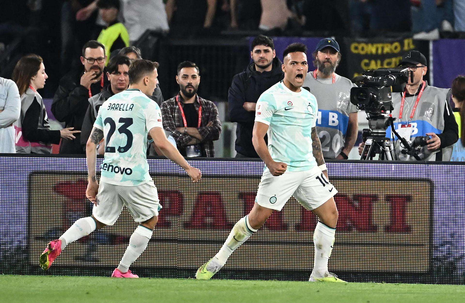 Inter campeón Copa de Italia