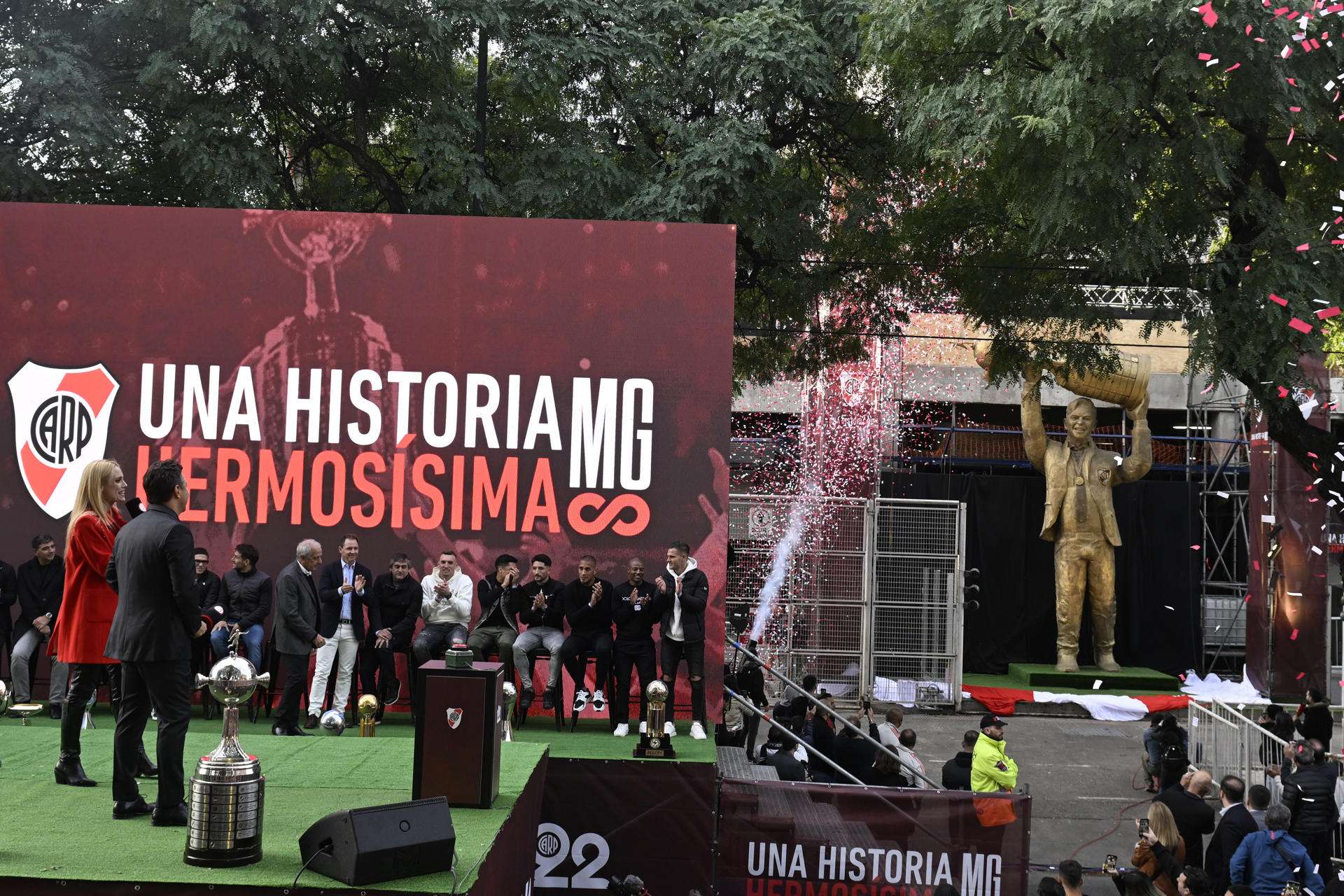 River Plate inaugura la estatua en homenaje a Marcelo Gallardo: "Soy un privilegiado"
