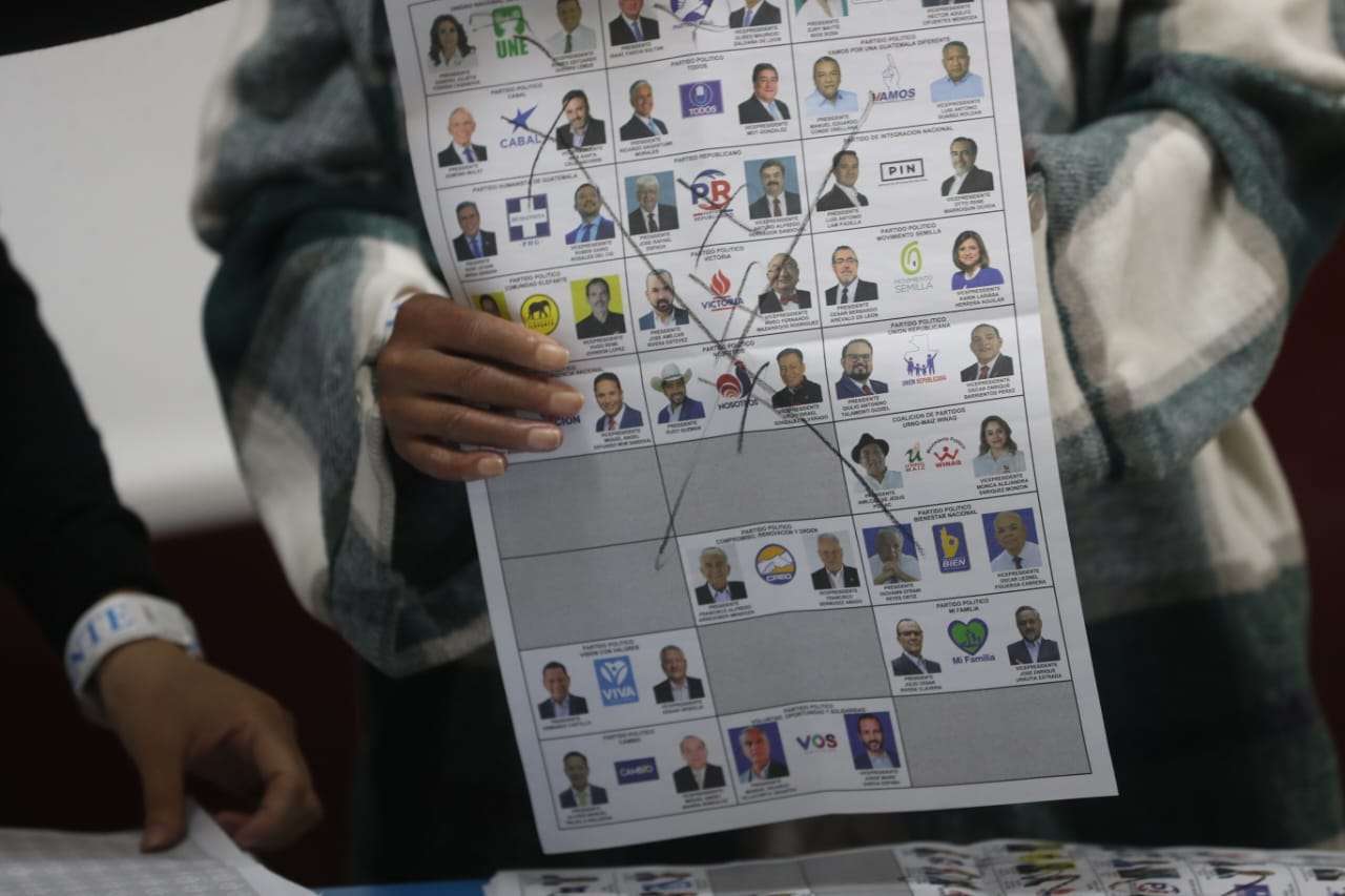 Papeletas guatemaltecos TSE Elecciones 2023 Para unión europea