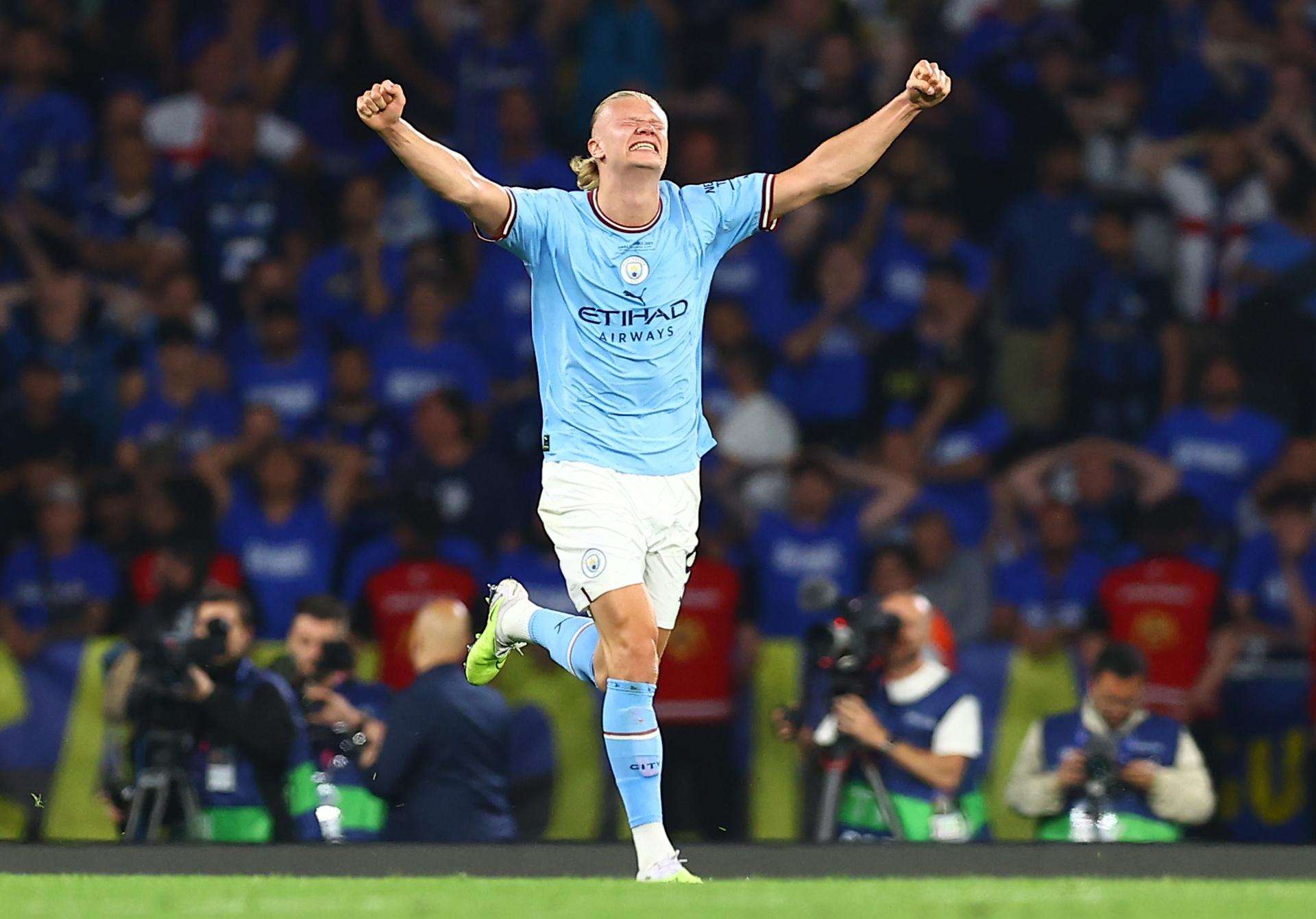 Haaland, máximo artillero de la Champions 2022/23