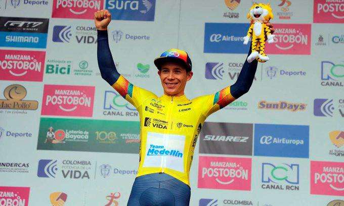 'Supermán' López reina en La Línea y gana su cuarta etapa en la Vuelta a Colombia