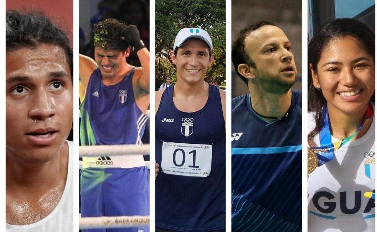 Atletas guatemaltecos centroamericanos