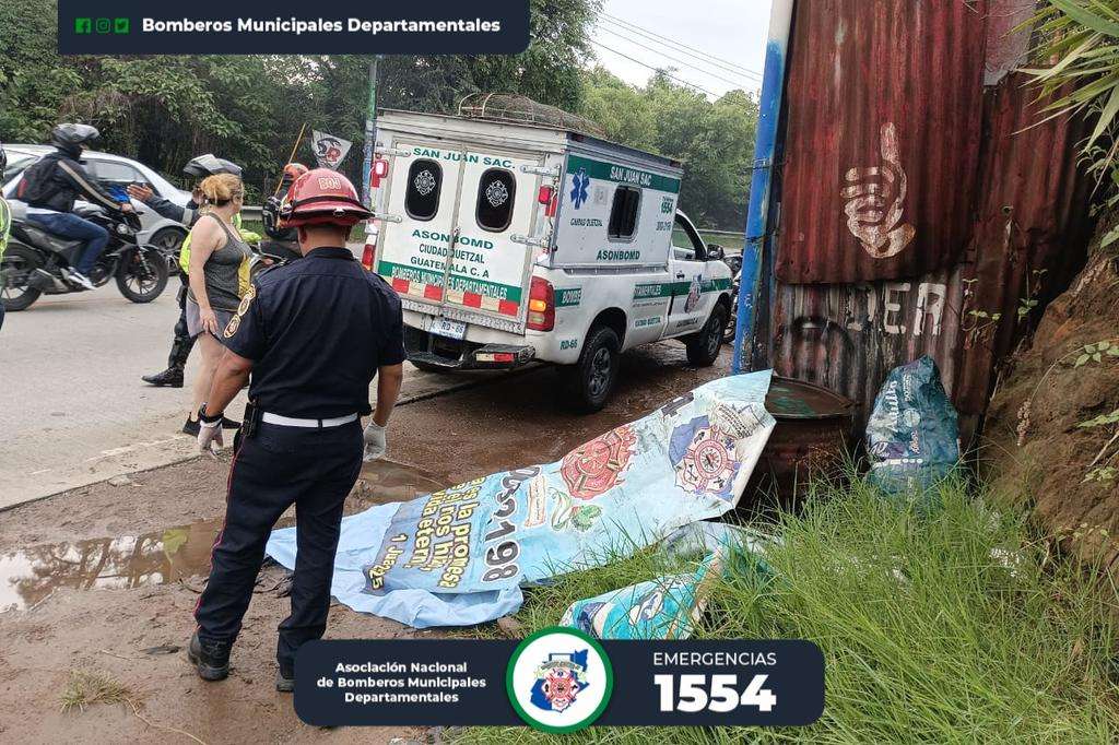 cadáver bomberos restos humanos