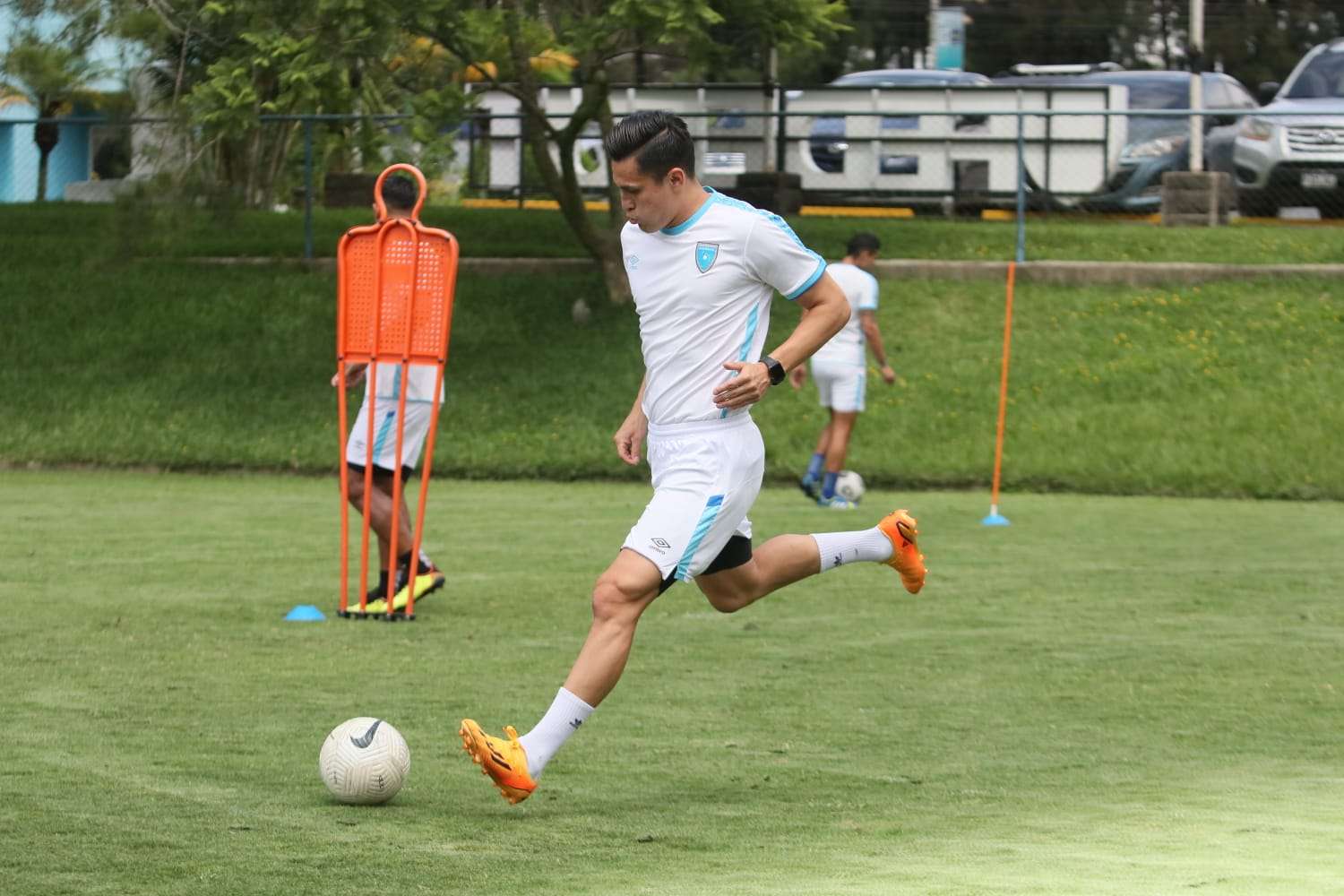 Selección Nacional de Guatemala previo a viajar a Copa Oro