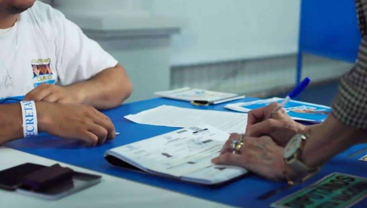 Elecciones 2023 Emerson García Votación papeleta