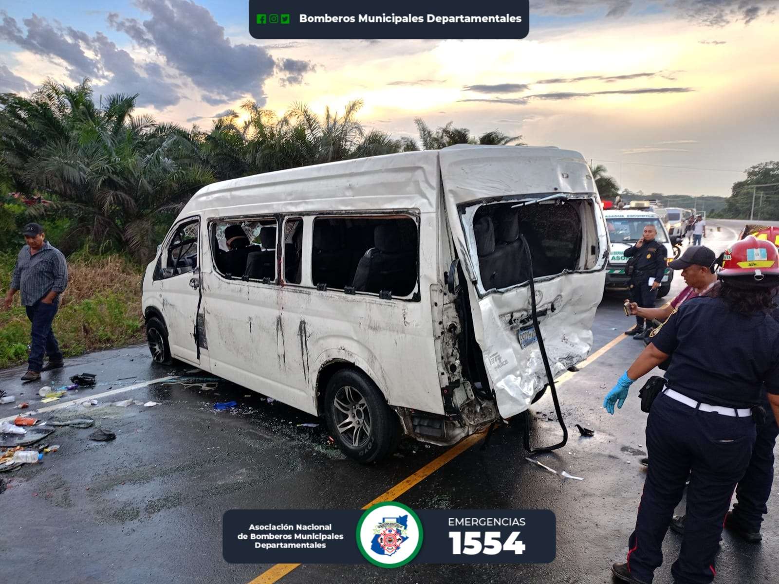 Fuerte accidente de tránsito en ruta a Taxisco