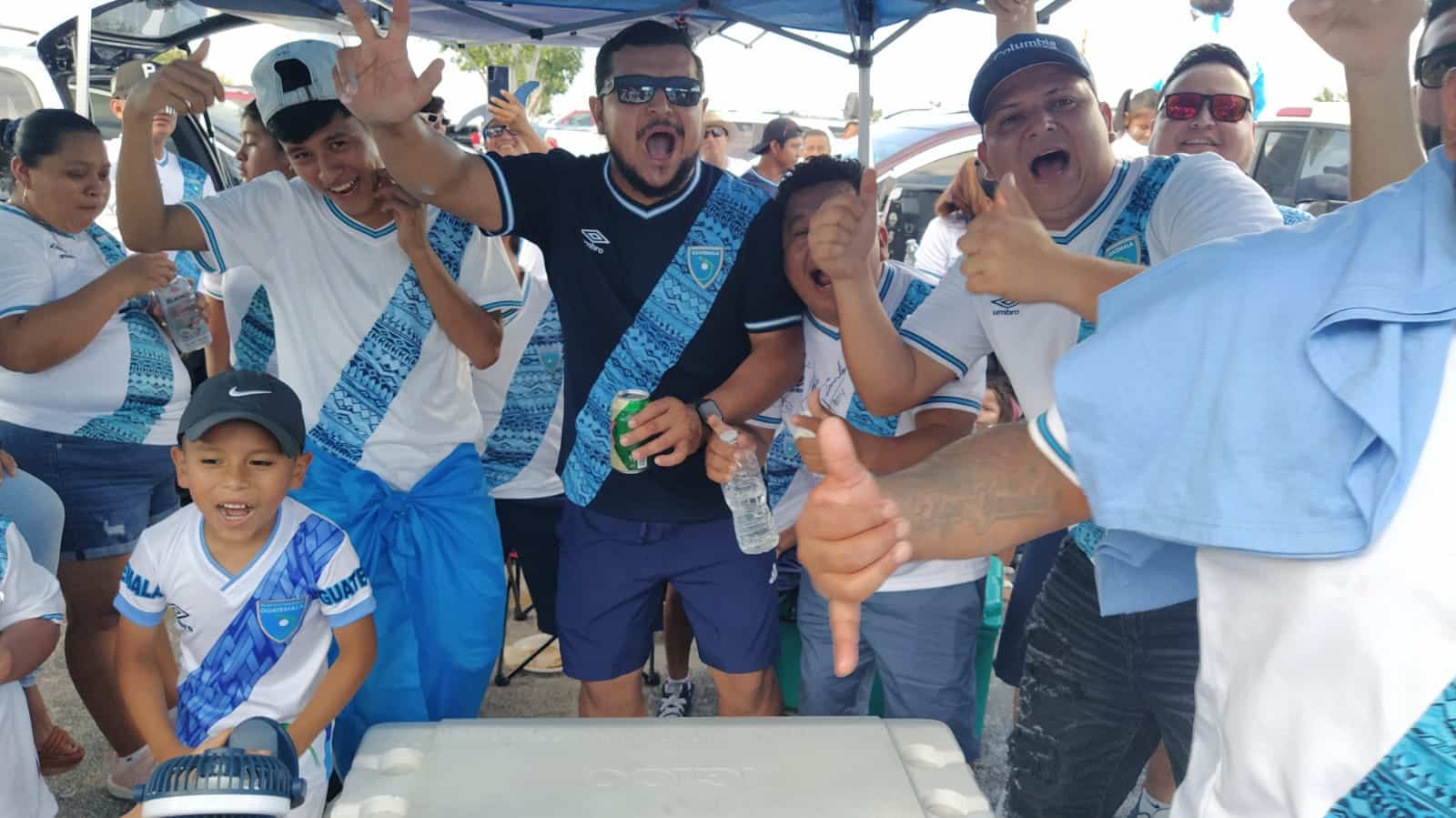 Afición Selección Nacional de Guatemala en Houston