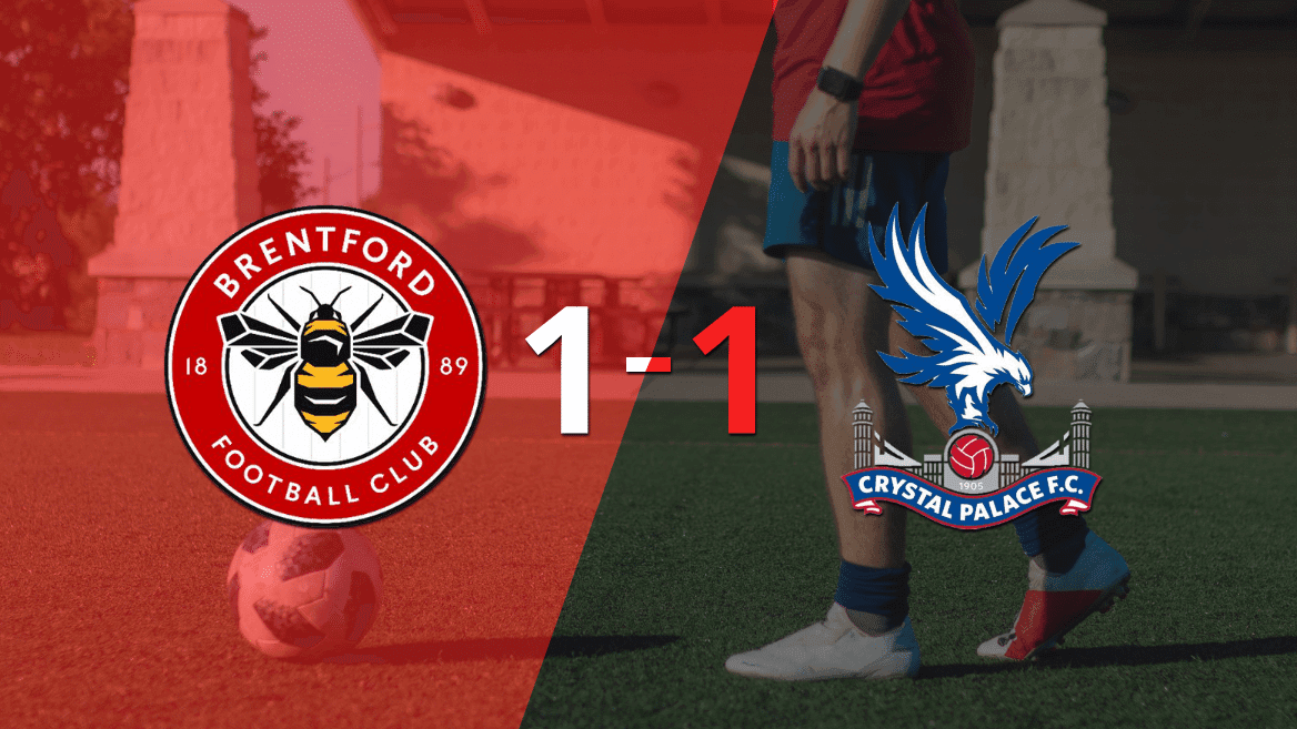 Brentford y Crystal Palace se reparten los puntos y empatan 1-1