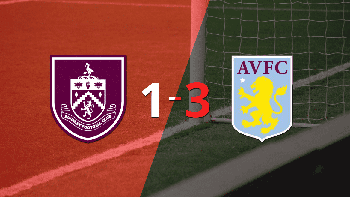 Aston Villa gana 3-1 a Burnley con doblete de Matty Cash