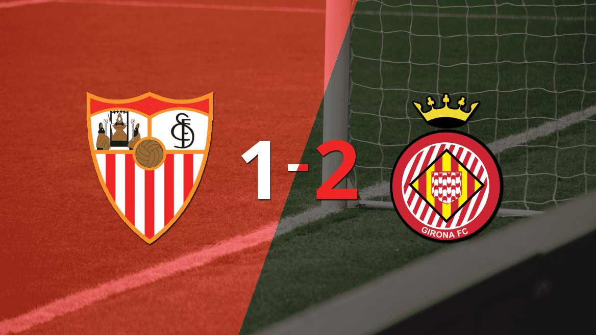 Girona ganó por 2-1 en su visita a Sevilla