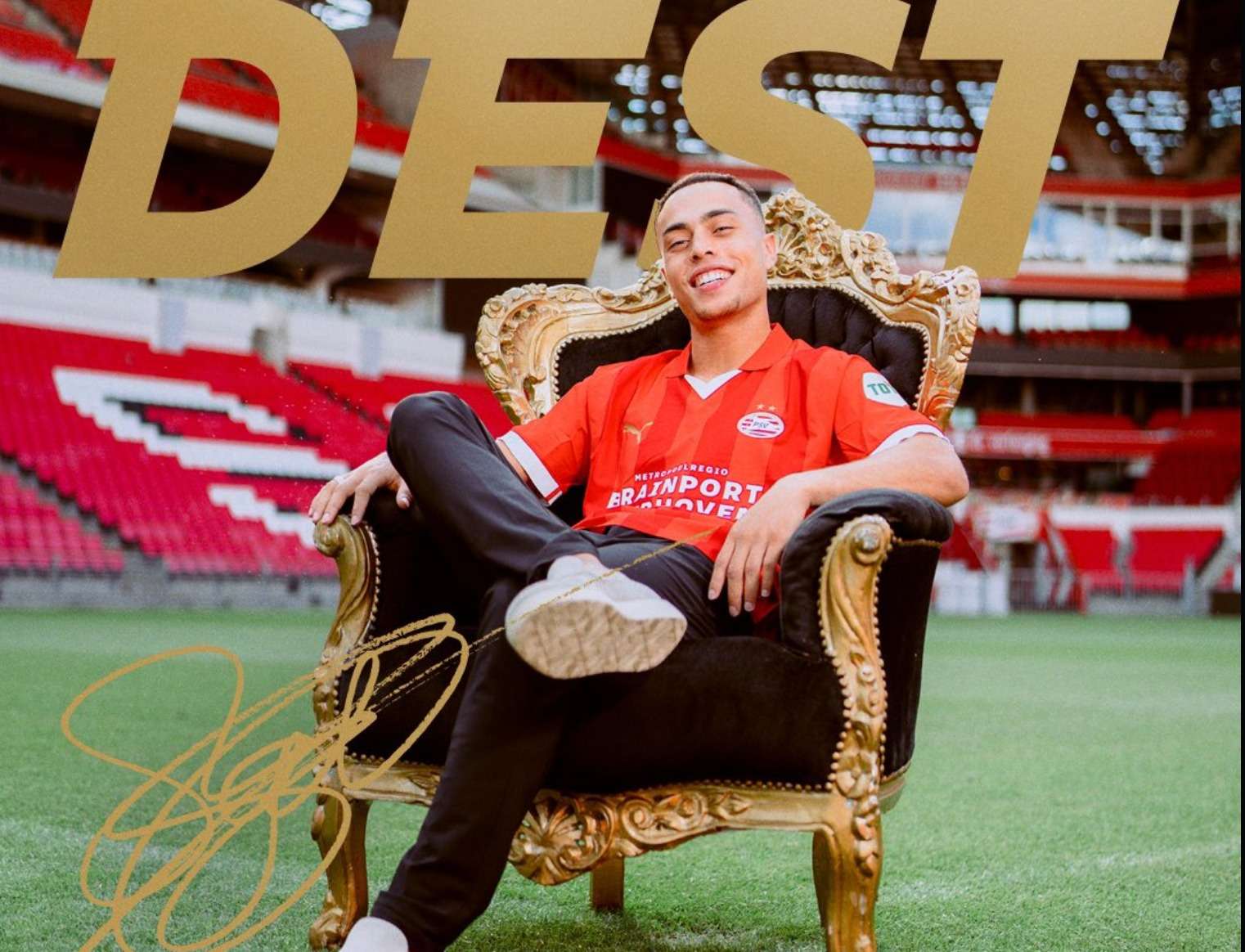 El defensa estadounidense Sergiño Dest