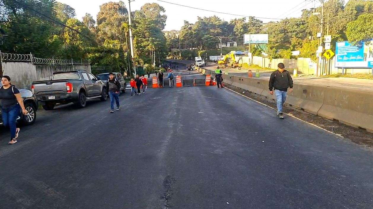 cierre conred cierre villa nueva ruta al pacífico