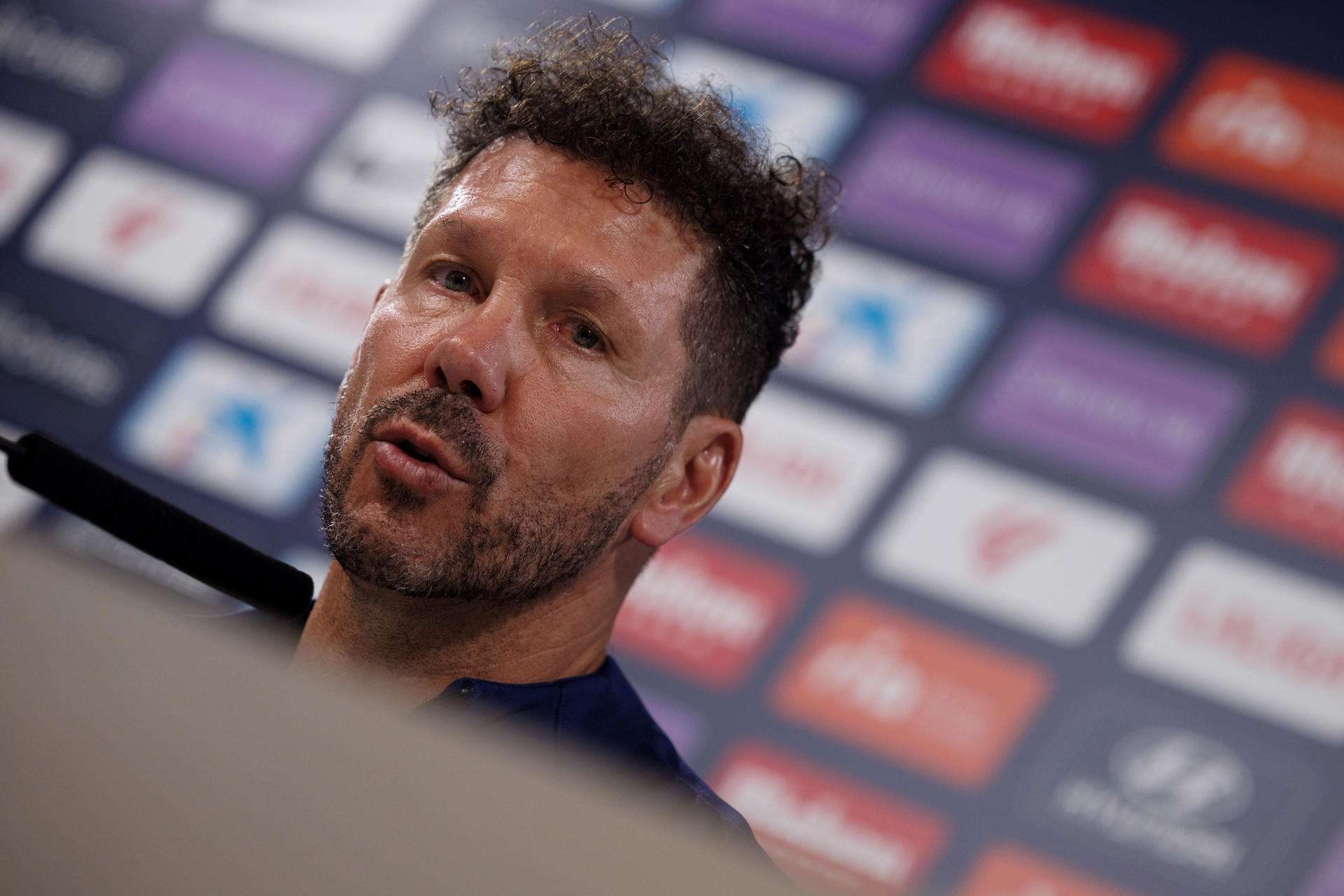 Simeone: "¿Morata? No me voy a poner en estado de victimismo, no es momento"
