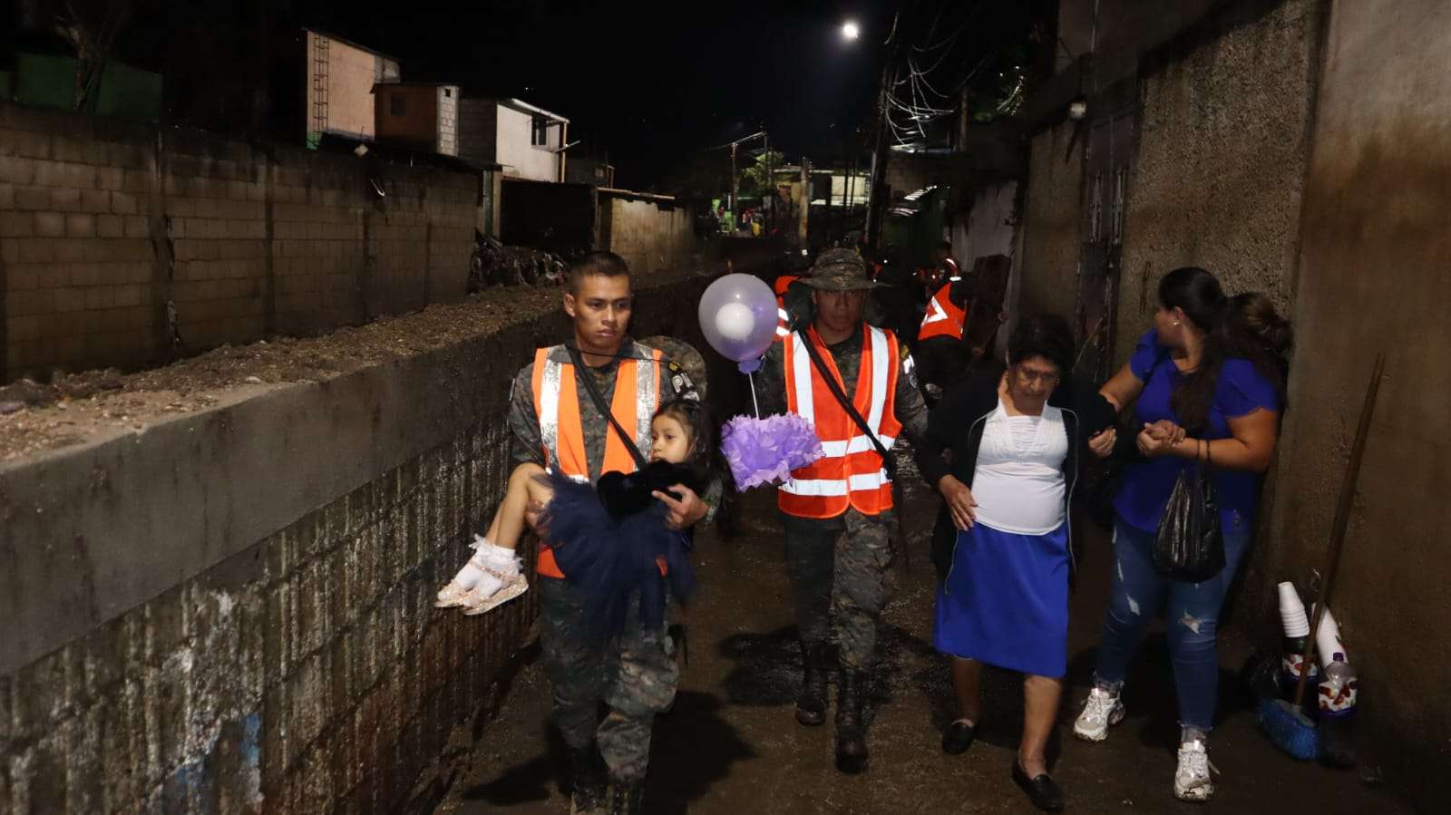 Santa Inés con daños por la lluvia del 2 de septiembre