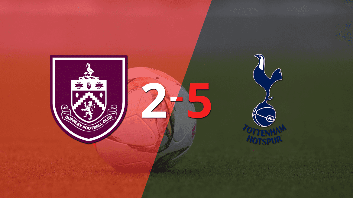 Tottenham goleó 5-2 a Burnley con triplete de Son Heungmin