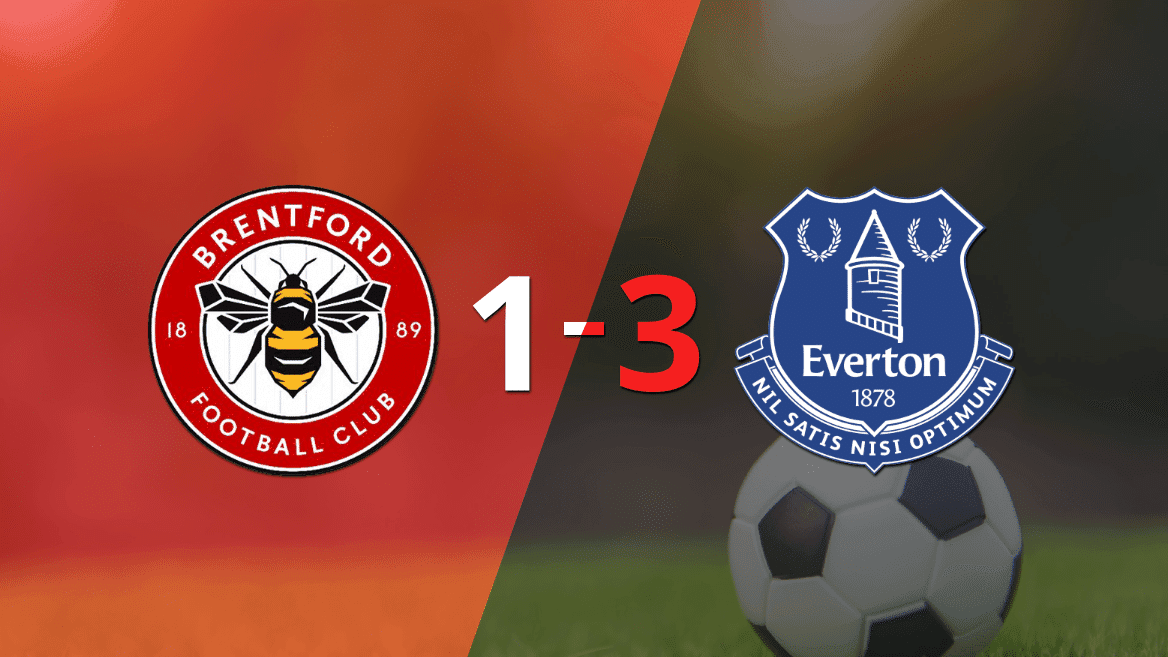 En una fiesta de goles, Everton liquidó a Brentford por 3 a 1