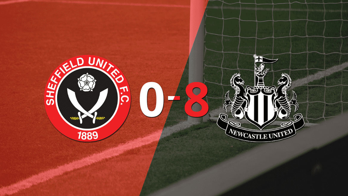 Sin apuros, Newcastle United venció a domicilio a Sheffield United