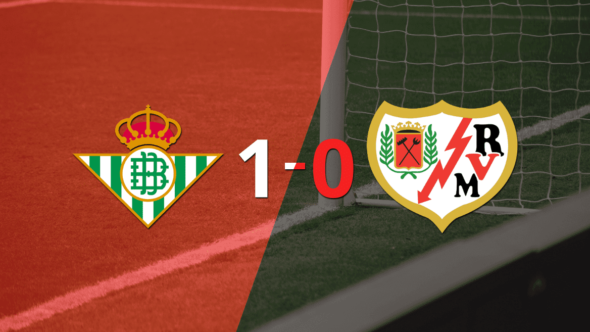 Betis aprovechó su localía y venció a Rayo Vallecano
