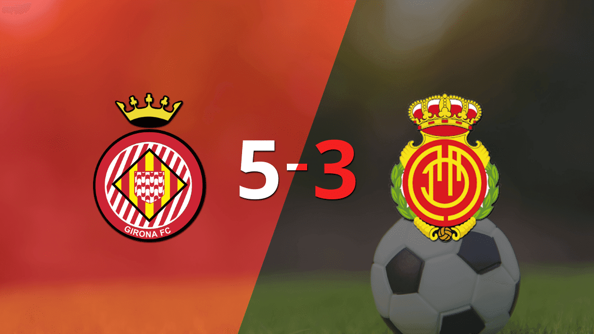 A Mallorca no le alcanzó con el doblete de Abdón Prats y cayó frente a Girona