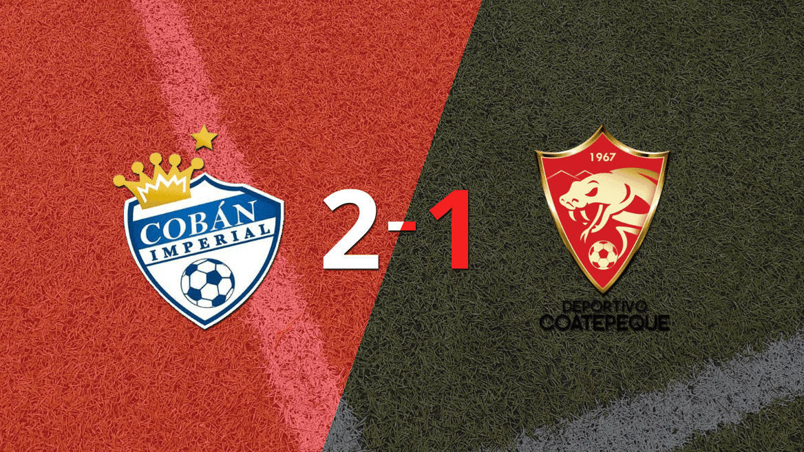 Cobán Imperial derrotó 2-1 en casa a Dep. Coatepeque
