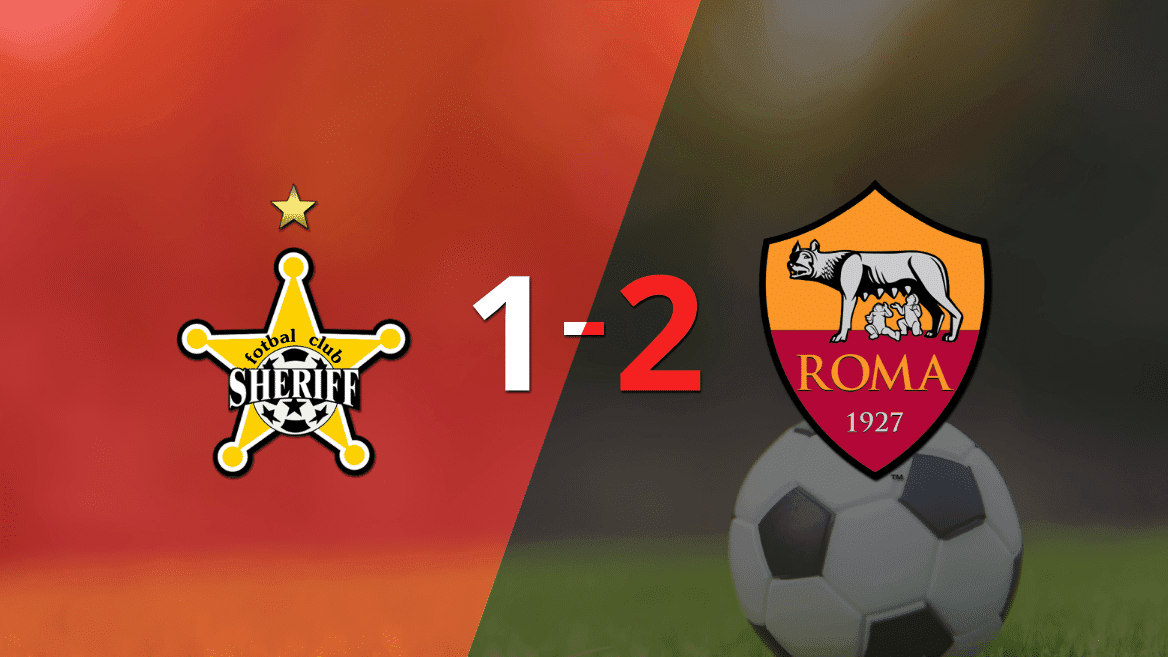 FC Sheriff cayó 2-1 en casa frente a Roma