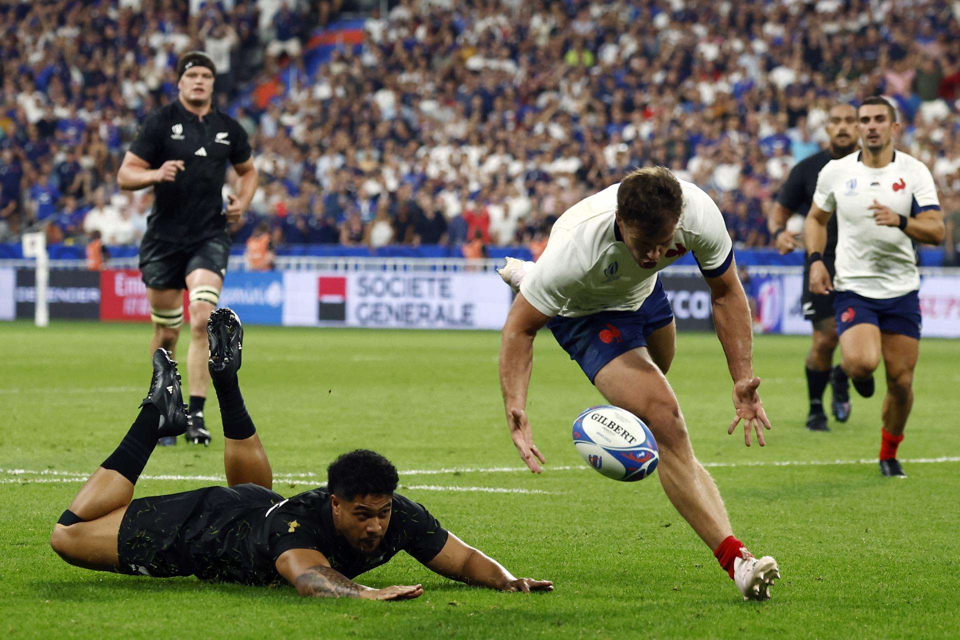 all black caen ante francia en mundial