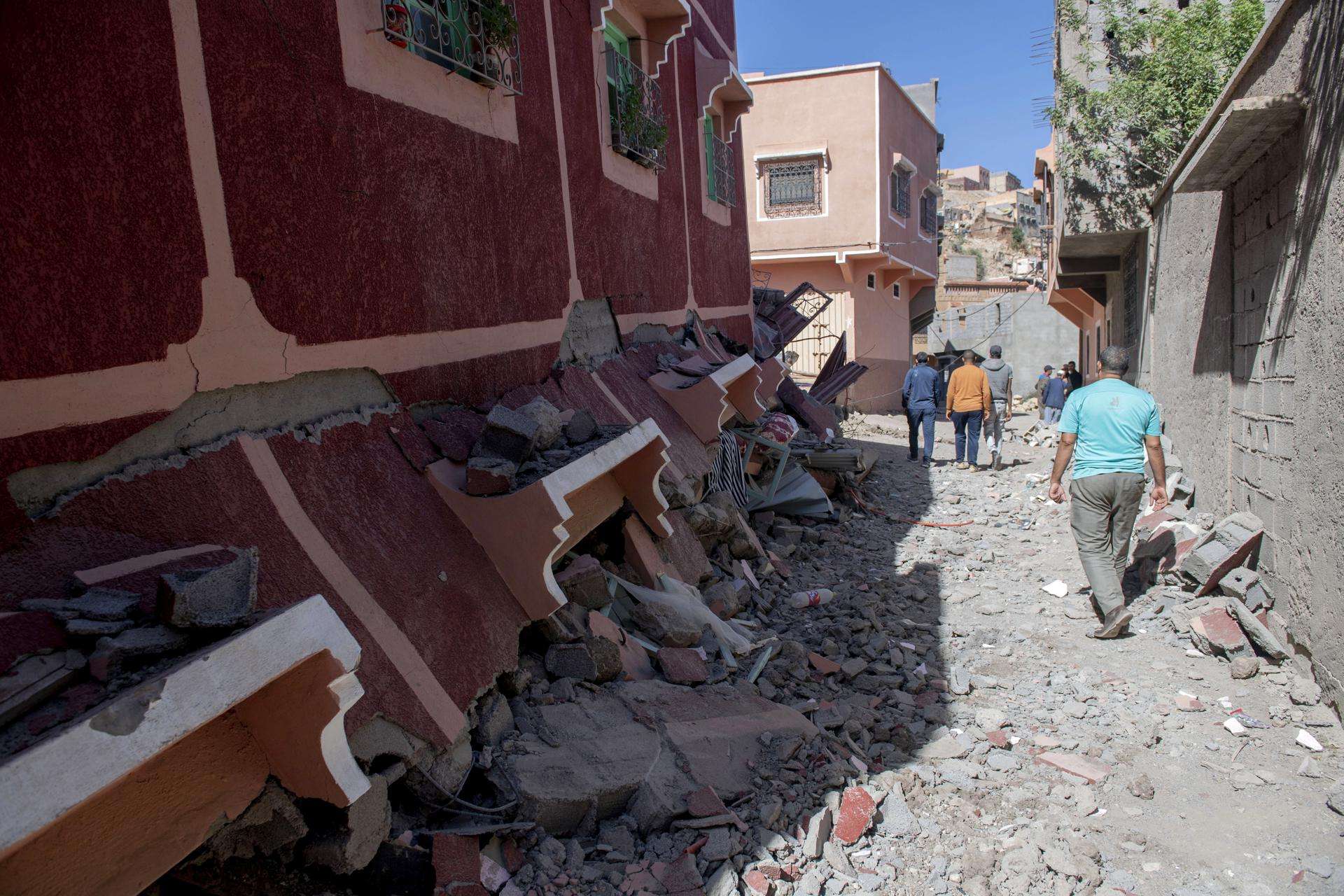 Desconcierto y dolor en el epicentro del terremoto de Marruecos