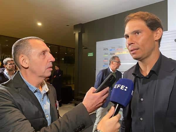 El tenista español Rafael Nadal en una entrevista con la Agencia EFE. EFE