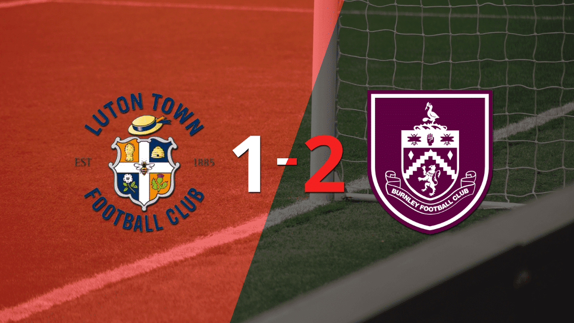 Burnley ganó por 2-1 en su visita a Luton Town