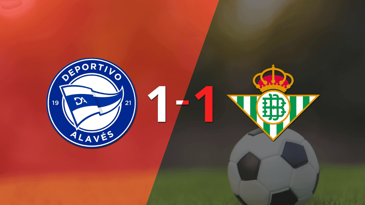Empate a uno entre Alavés y Betis