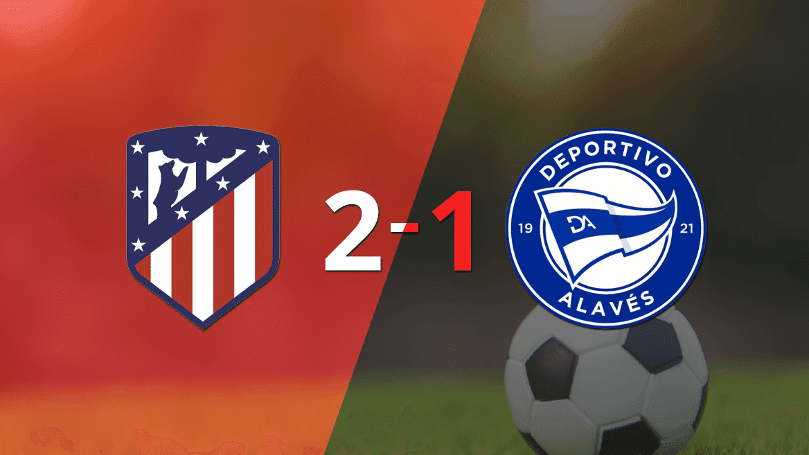 Alavés cayó 2-1 en su visita a Atlético de Madrid